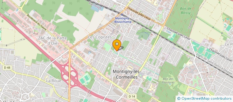 localisation de l'entreprise SCI LE 145  MONTIGNY-LES-CORMEILLES