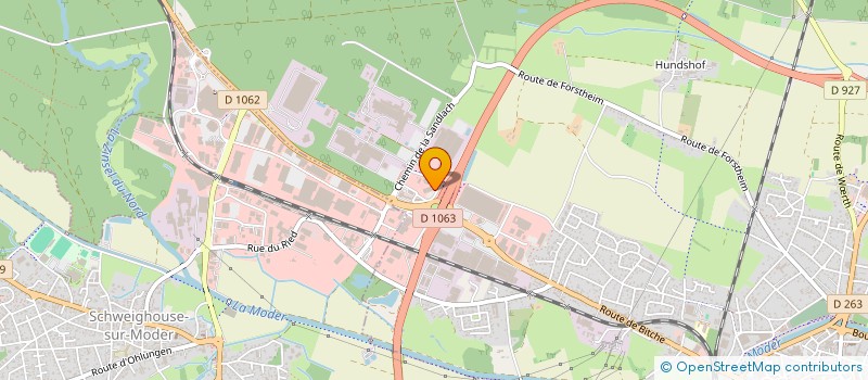 localisation de l'entreprise SCI LE 147  HAGUENAU