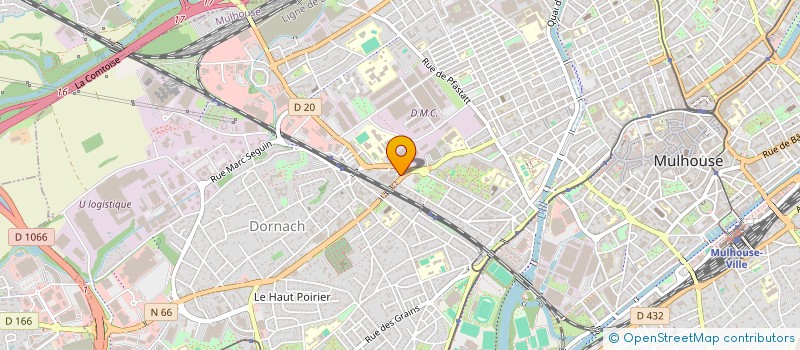 localisation de l'entreprise SCI LE 147  MULHOUSE