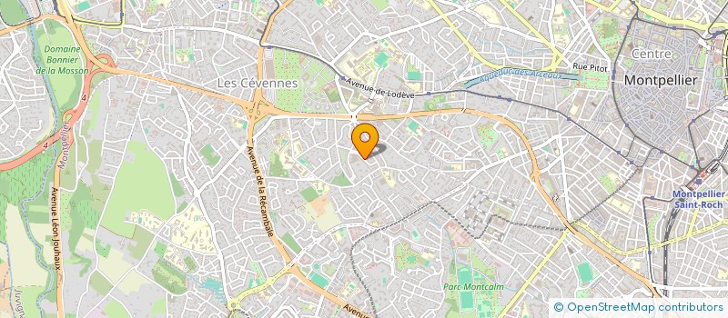 localisation de l'entreprise SCI LE 16 à MONTPELLIER