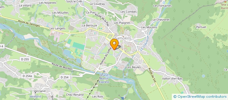 localisation de l'entreprise SCI LE 1600  SAMOENS