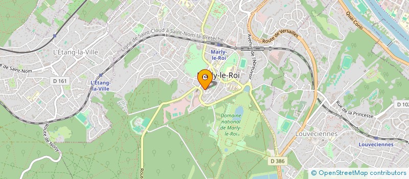 localisation de l'entreprise SCI LE 17 NOVEMBRE  MARLY-LE-ROI