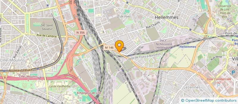 localisation de l'entreprise SCI LE 170 VICTOR HUGO à LILLE