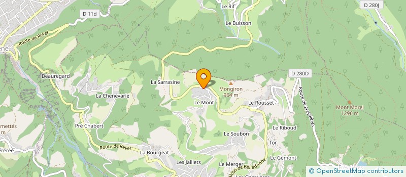 localisation de l'entreprise SCI LE 1747  REVEL