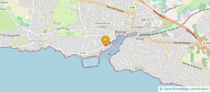 localisation de l'entreprise SCI LE 18  PORNIC