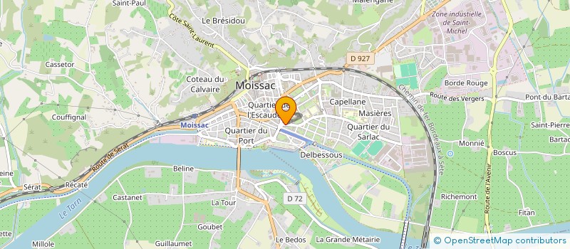 localisation de l'entreprise SCI LE 1930  MOISSAC