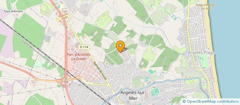 localisation de l'entreprise SCI LE 23  ARGELES-SUR-MER