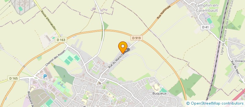 localisation de l'entreprise SCI LE 233 FOCH A CARVIN  CARVIN