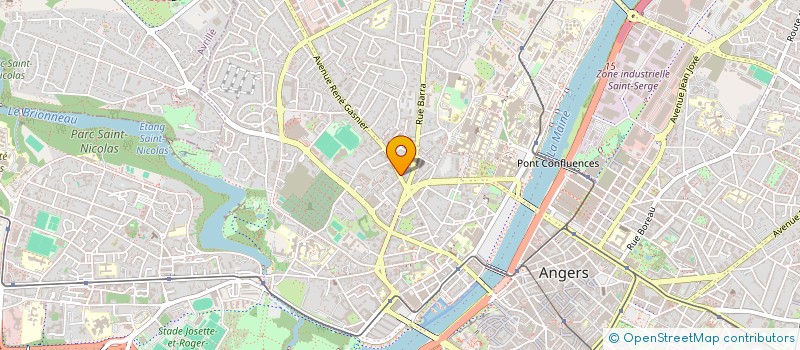 localisation de l'entreprise SCI LE 24 à ANGERS