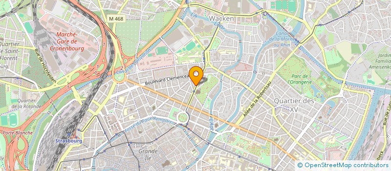 localisation de l'entreprise SCI LE 25 à STRASBOURG