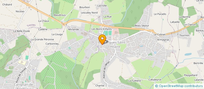 localisation de l'entreprise SCI LE 25  FARGUES-SAINT-HILAIRE