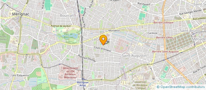 localisation de l'entreprise SCI LE 25EME ART  MERIGNAC