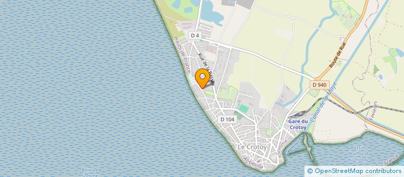 localisation de l'entreprise SCI LE 26 VADICOQ à LE CROTOY