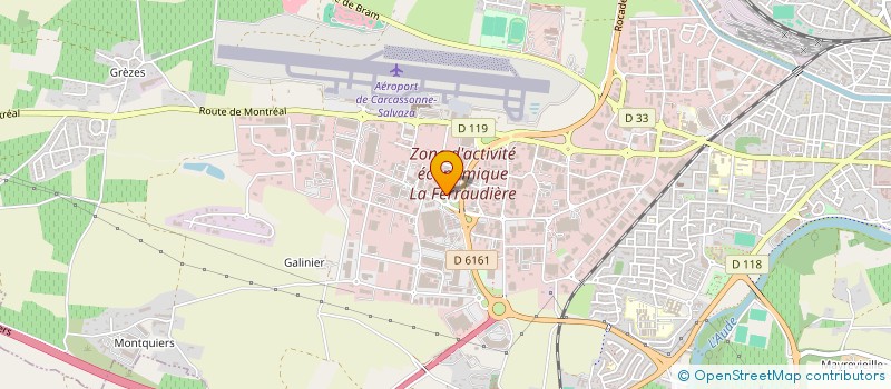 localisation de l'entreprise SCI LE 3 à CARCASSONNE