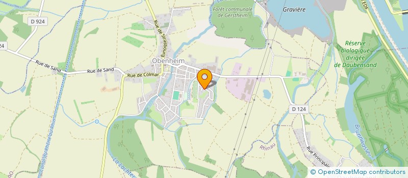 localisation de l'entreprise SCI LE 3 MAT  OBENHEIM