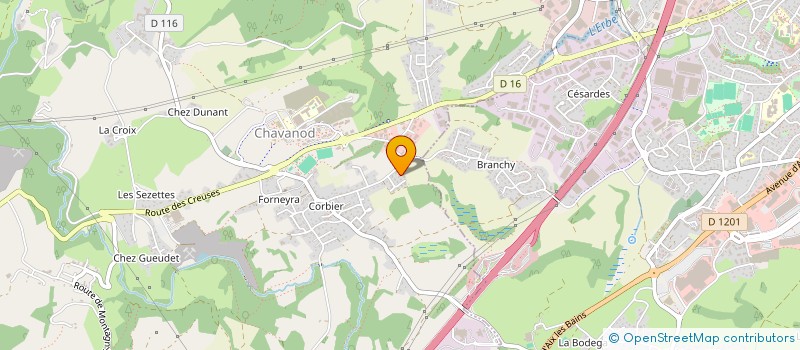 localisation de l'entreprise SCI LE 30 BIS  CHAVANOD