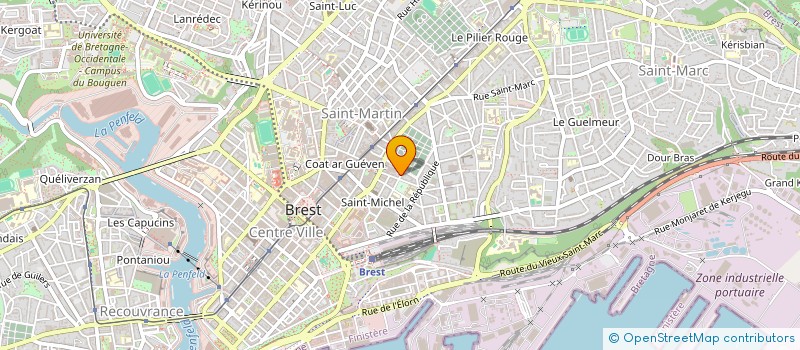 localisation de l'entreprise SCI  LE 34  BREST