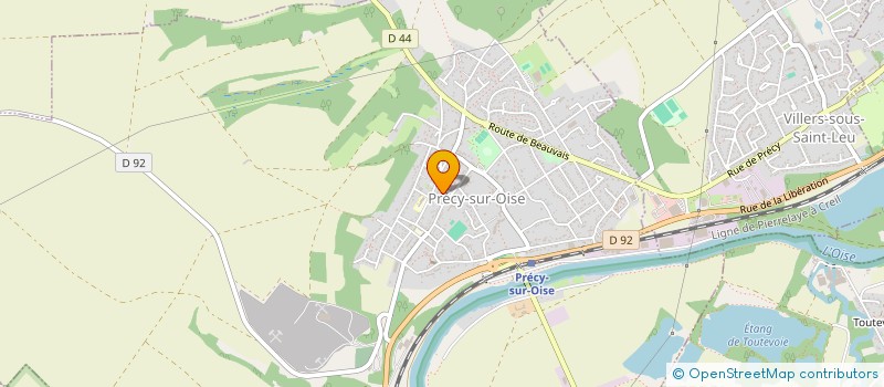 localisation de l'entreprise SCI  LE 36  PRECY-SUR-OISE