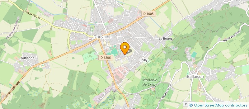 localisation de l'entreprise SCI LE 38  DOUVAINE