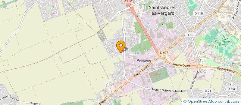 localisation de l'entreprise SCI LE 3E  SAINT-ANDRE-LES-VERGERS