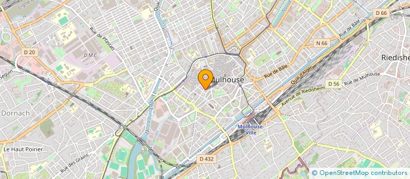 localisation de l'entreprise SCI LE 42  MULHOUSE