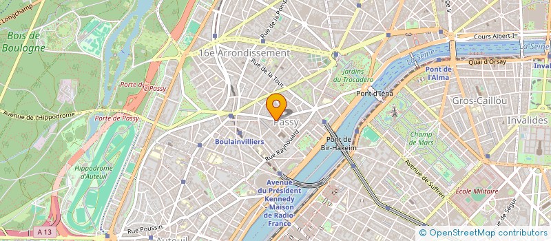localisation de l'entreprise SCI LE 43 RUE EMILE ZOLA à PARIS