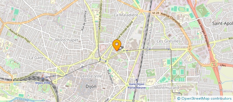 localisation de l'entreprise SCI LE à DIJON