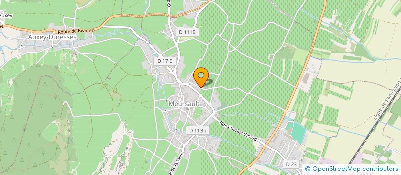 localisation de l'entreprise SCI LE 5 BIS  MEURSAULT