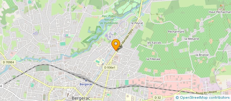 localisation de l'entreprise SCI LE 50 50 à BERGERAC