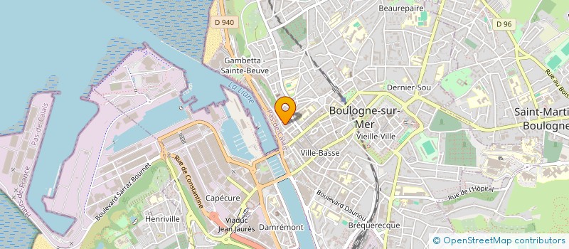 localisation de l'entreprise SCI LE 51 à BOULOGNE-SUR-MER