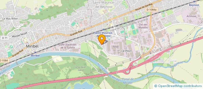 localisation de l'entreprise SCI LE  SAINT-MAURICE-DE-BEYNOST