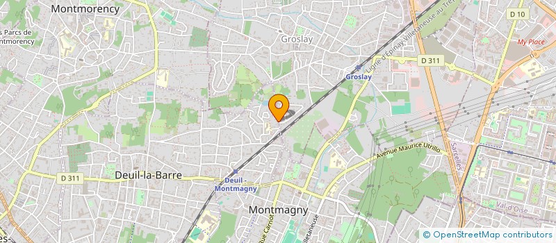 localisation de l'entreprise SCI LE 58  DEUIL-LA-BARRE