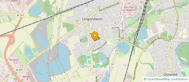 localisation de l'entreprise SCI LE 59  LINGOLSHEIM