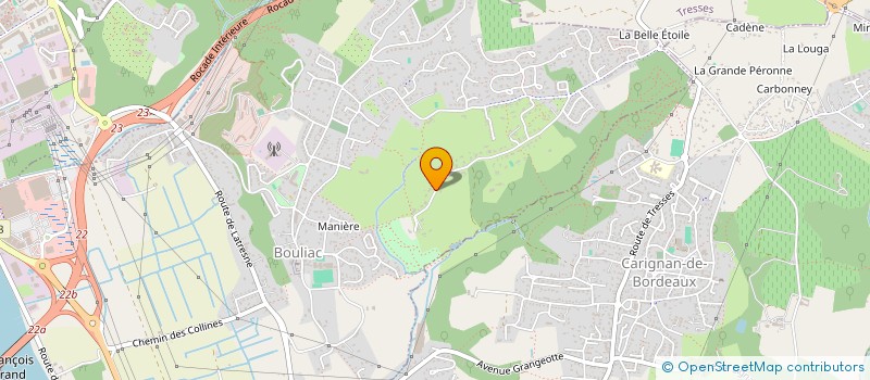 localisation de l'entreprise SCI LE 6  BOULIAC