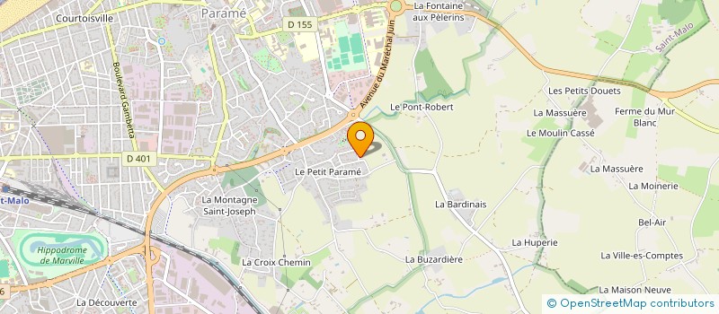 localisation de l'entreprise SCI LE 6 DE LA MALOUINE  SAINT-MALO