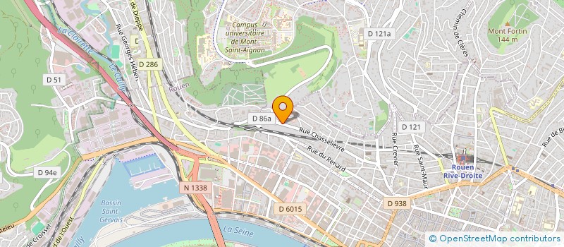 localisation de l'entreprise SCI LE 648 à ROUEN