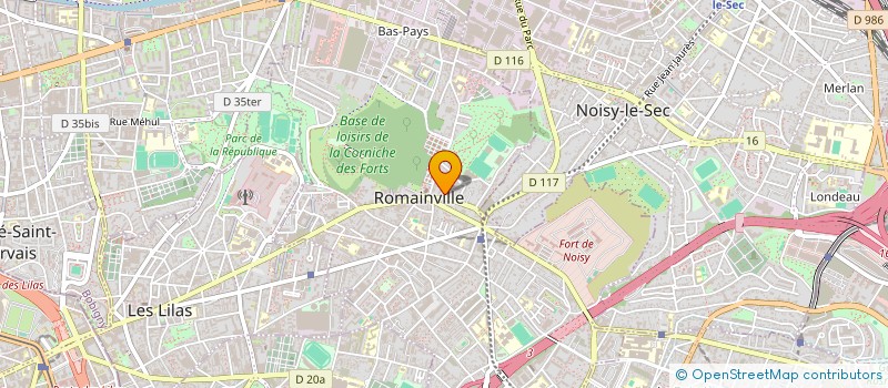 localisation de l'entreprise SCI LE 7 LIEU à ROMAINVILLE