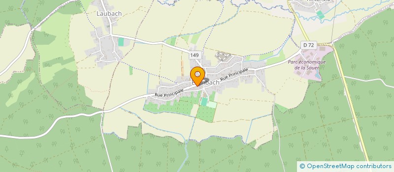 localisation de l'entreprise SCI LE 72  GRSDORF