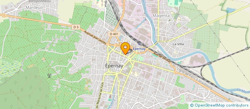 localisation de l'entreprise SCI LE 81  EPERNAY