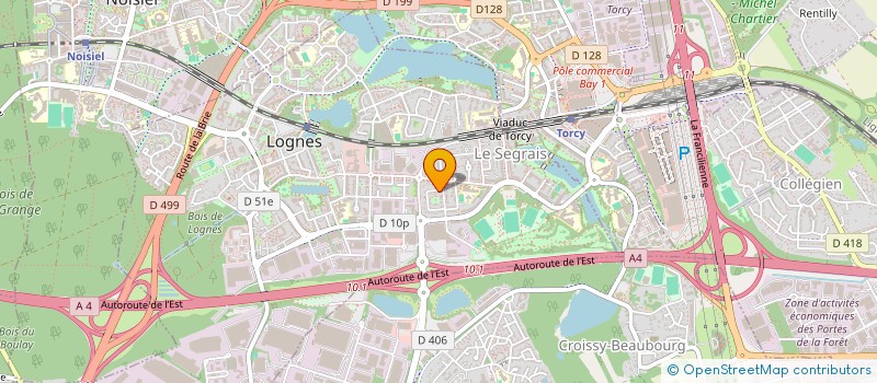 localisation de l'entreprise SCI LE à LOGNES