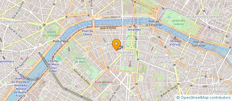 localisation de l'entreprise SCI LE 84 à PARIS