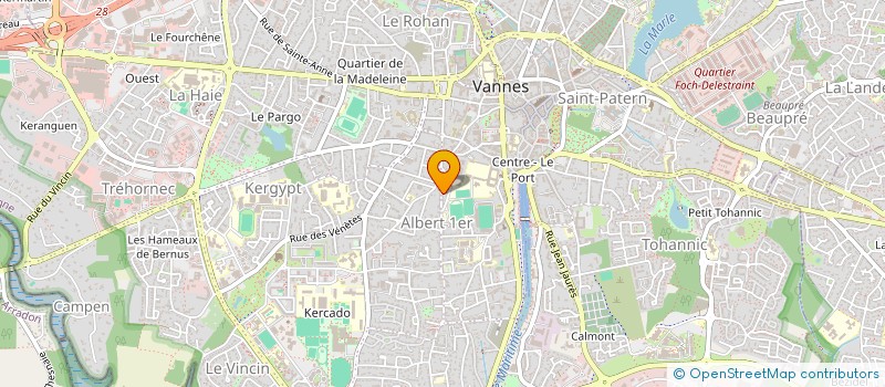 localisation de l'entreprise SCI LE 87 à VANNES