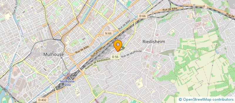 localisation de l'entreprise SCI LE 8A  RIEDISHEIM