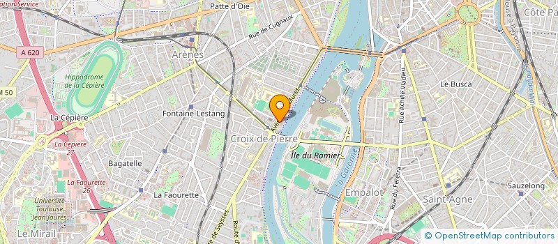 localisation de l'entreprise SCI LE B DU M  LACROIX-FALGARDE