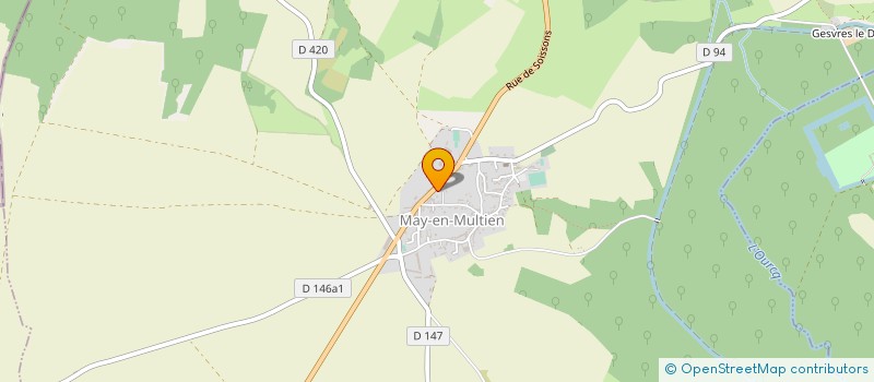 localisation de l'entreprise SCI LE BA MO  MAY-EN-MULTIEN