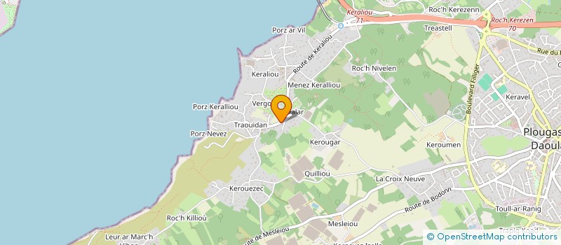 localisation de l'entreprise SCI LE BACCON  PLOUGASTEL-DAOULAS