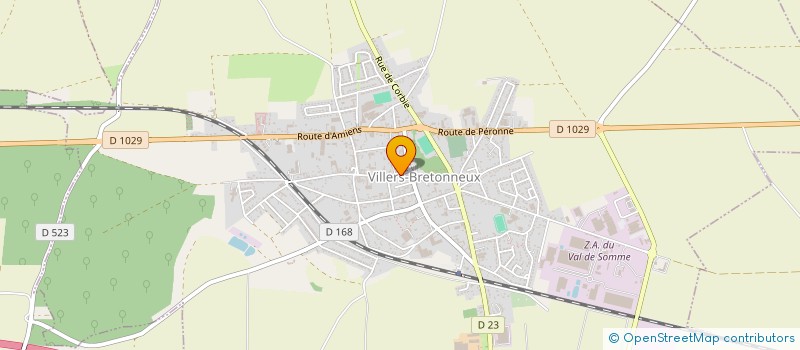 localisation de l'entreprise SCI LE BACHINET à VILLERS-BRETONNEUX
