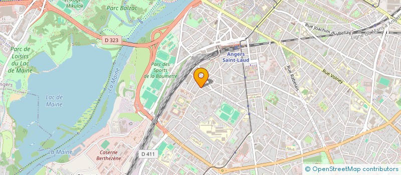localisation de l'entreprise SCI LE BADRIFELOU à ANGERS
