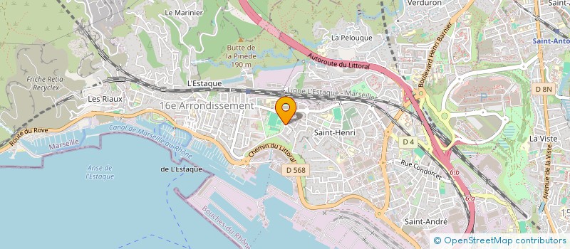 localisation de l'entreprise SCI LE BAGELA INVEST à MARSEILLE