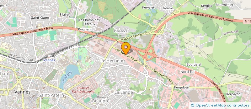 localisation de l'entreprise SCI LE BAIL à VANNES